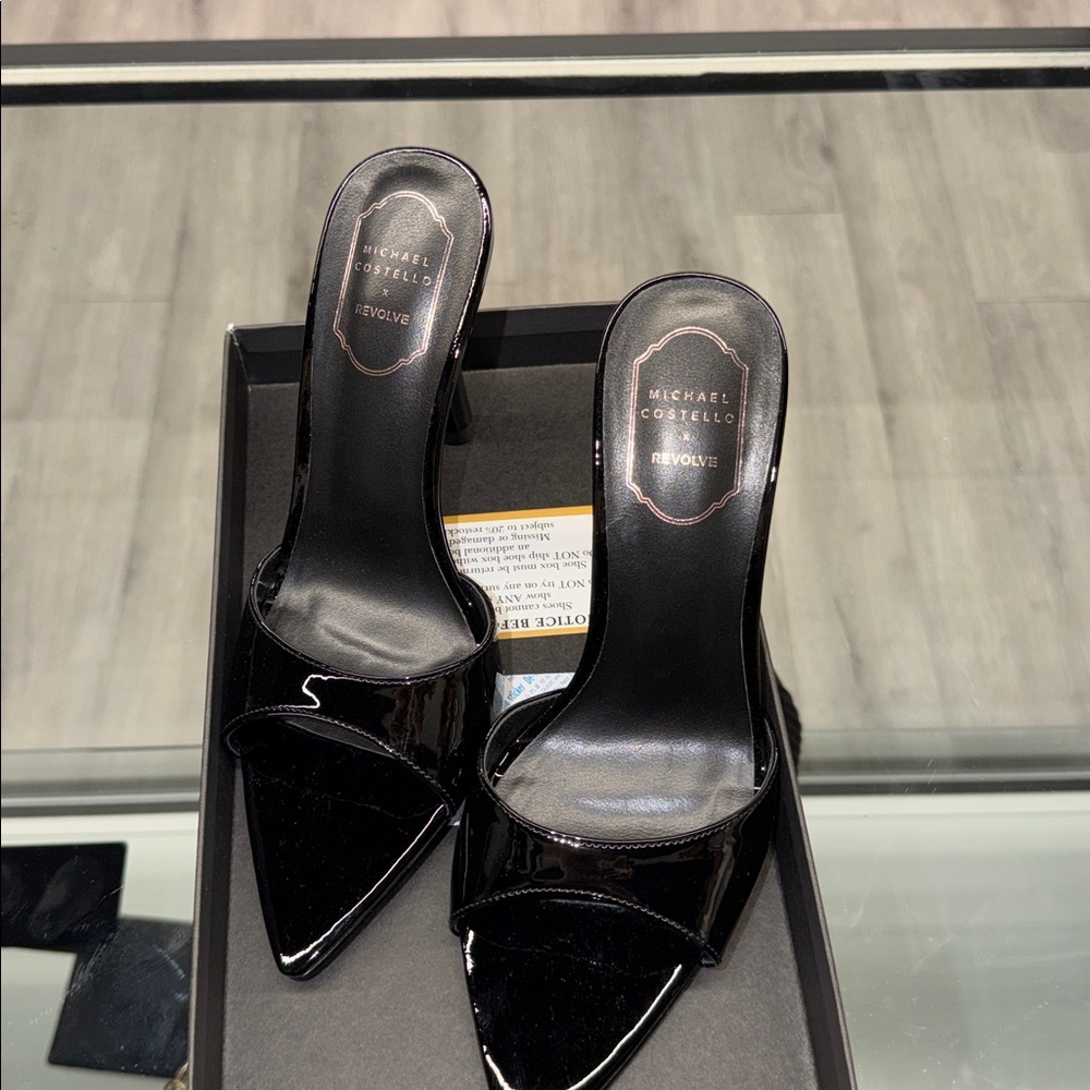 Michael Costello x REVOLVE Gerona Sandal in Black - Picture 3 of 10